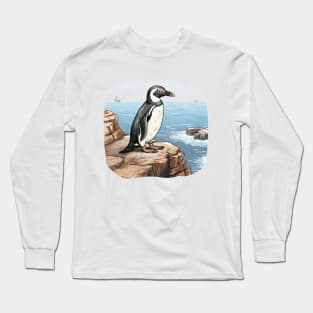 Galapagos Penguin Long Sleeve T-Shirt